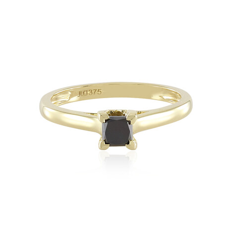 Anillo en oro con Diamante negro