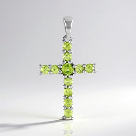 Ciondolo in argento con Peridoto