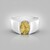 Yellow Beryl Silver Ring