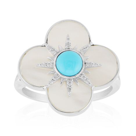 Edelstein-Silberring (Faszination Türkis)