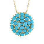 Sleeping Beauty-Türkis-Silberhalskette (Faszination Türkis)