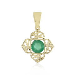 Ciondolo in oro con Smeraldo Brasiliano (Ornaments by de Melo)