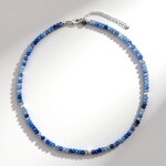Collana in argento con Quarzo Blu