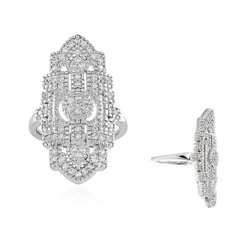 Anello in argento con Zircone