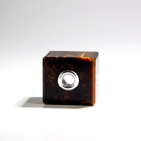 Ciondolo in argento con Occhio di Tigre (MONOSONO COLLECTION)