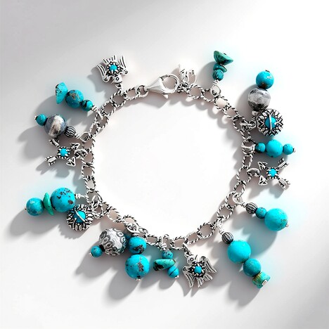 Bracciale in argento con Turchese (Desert Chic)
