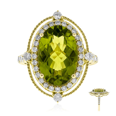 Anello in oro con Peridoto (AMAYANI)
