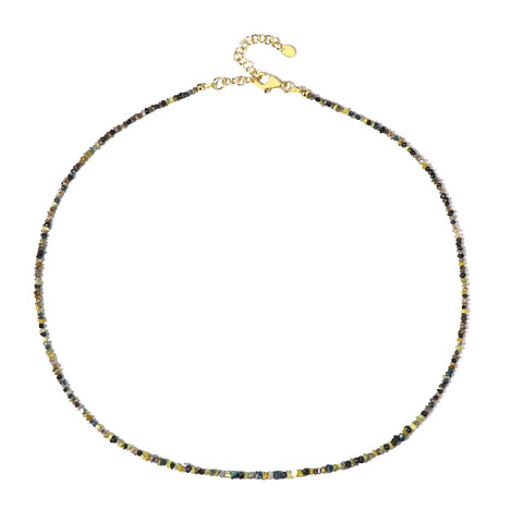 Diamant-Silberhalskette