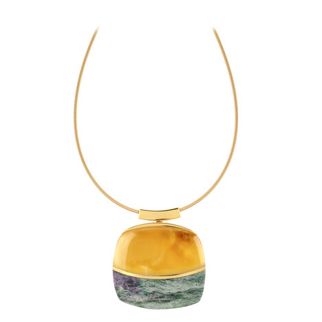 Edelstein-Silberhalskette (dagen)