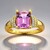 Anello in oro con Diasporo Rosa (AMAYANI)