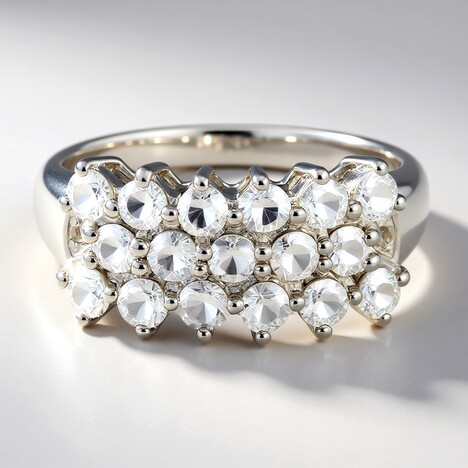 Anello in argento con Zircone
