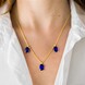 Collier en or et Tanzanite (de Melo)
