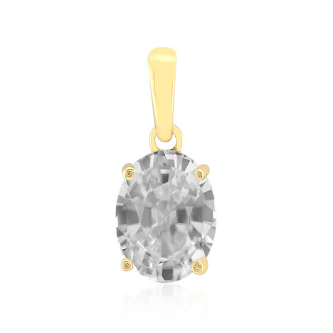 Zirkon-Goldanhänger