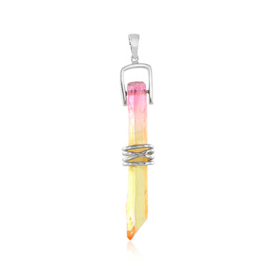 Bi Colour Quartz Silver Pendant (MONOSONO COLLECTION)