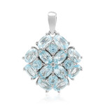 Pendentif en argent et Topaze bleu ciel