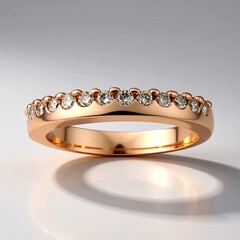 Anello in oro con Diamante Rose de France SI1 di Argyle