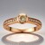 Anello in oro con Diamante Rose de France VS1 di Argyle (Annette)