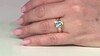 Zilveren ring met een hemel-blauwe topaas