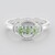 Bague en argent et Tourmaline Paraïba