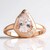 Anello in argento con Morganite Brasiliana