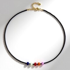 Collana in argento con Ematite Nera