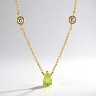 Collar en plata con Esfena