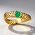 Bague en or et Emeraude de Russie (Ornaments by de Melo)