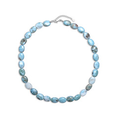 Collar en plata con Larimar