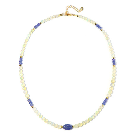 Collier en argent et Tanzanite