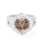 Anello in argento con Quarzo Fumè (Jahdo)