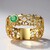 Bague en or et Emeraude de Russie (Ornaments by de Melo)