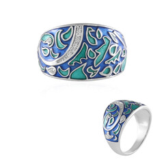 Zircon Silver Ring (Adela Silber)
