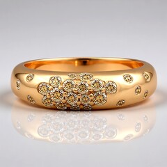 Anello in oro con Diamante Rose de France SI1 di Argyle (Annette)