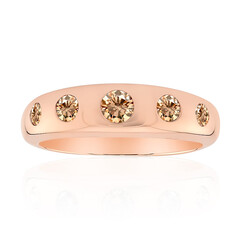 Bague en or et Diamant rose de France SI1 d'Argyle 