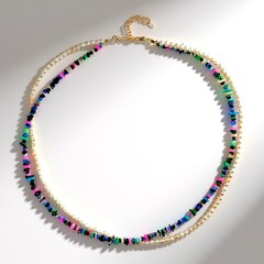 Collana in argento con Opale dell'Etiopia