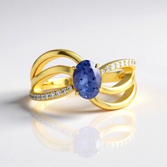 Anello in argento con Tanzanite (de Melo)
