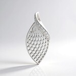 Ciondolo in argento con Zircone (MONOSONO COLLECTION)
