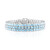 Brazalete en plata con Topacio azul suizo