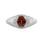 Anello in argento con Zircone Rosa