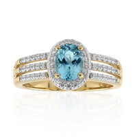 Anello in oro con Tormalina Petrolio (Mark Kaufman)