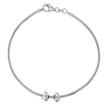 Omega-Silberarmband (MONOSONO COLLECTION)