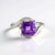 Anello in argento con Ametista Uruguay