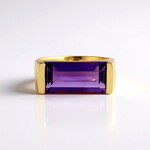 Anello in argento con Ametista del Marocco