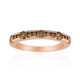 Gouden ring met SI1 Argyle Rose De France Diamanten (Annette)