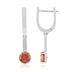 Pendientes en plata con Esfalerita