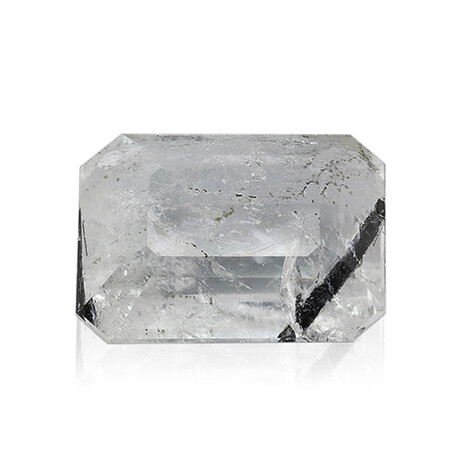 Piedra preciosa con Cuarzo rutilado negro