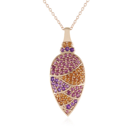 Collana in argento con Ametista (KM by Juwelo)