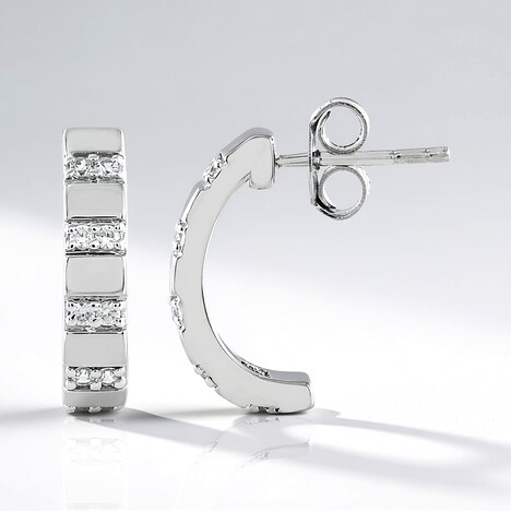 Orecchini in argento con Zircone