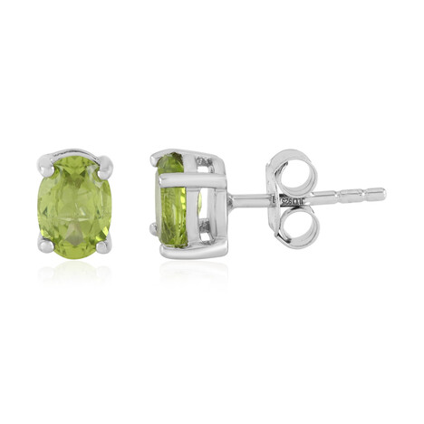 Pendientes en plata con Peridoto