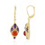 Pendientes en plata con Cornalina roja (KM by Juwelo)